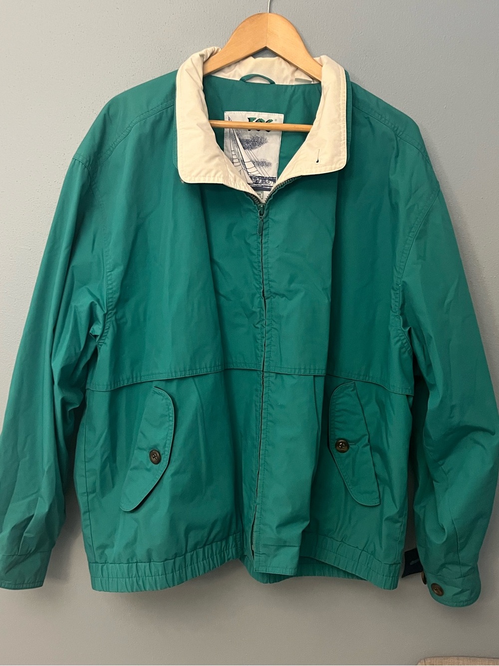 Vintage London Fog Windbreaker Contrast Collar